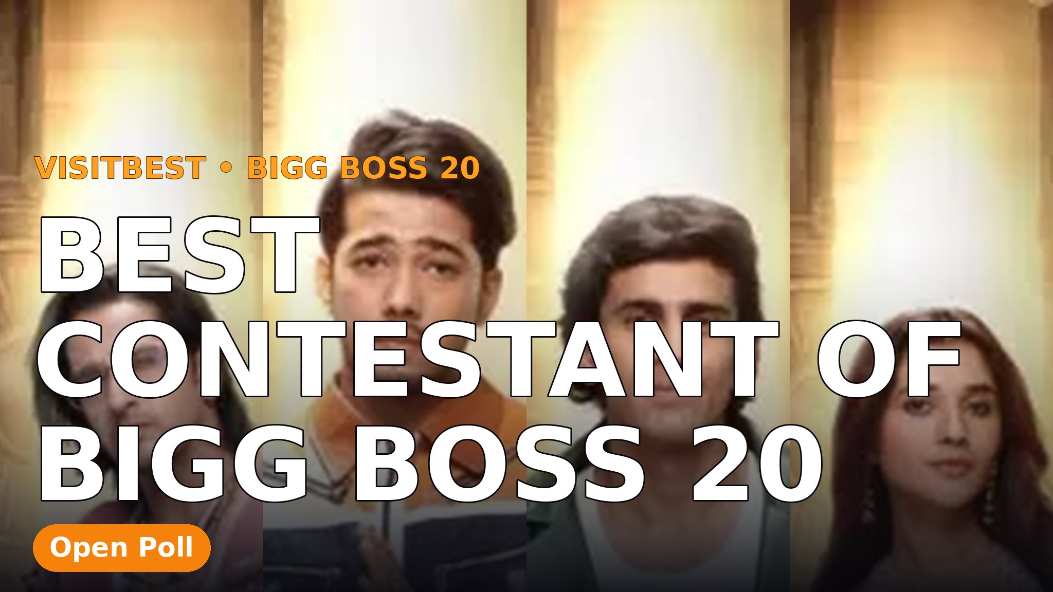 Who is the Best Contestant of Bigg Boss 20? (Open Poll)