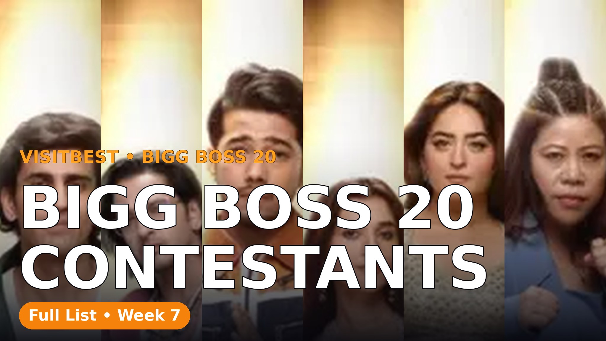 Bigg Boss 20 contestants cover