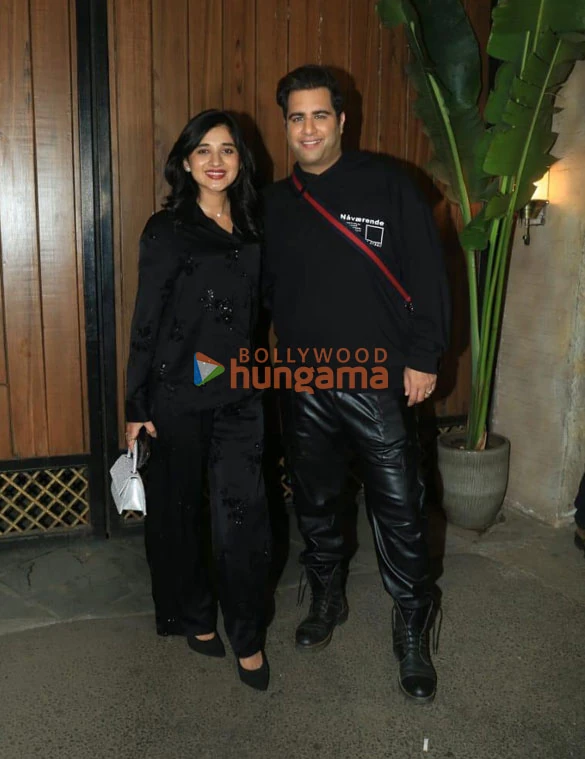 Kanika Mann with Rajiv Adatia at a public appearance in January 2023