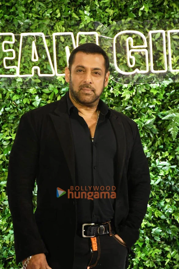 Salman Khan at Hema Malini’s birthday celebration in 2023