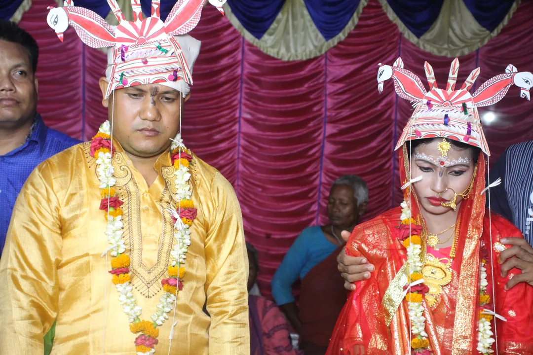 A Hindu marriage ceremony - Vedang Vidya Bhawan specialises in kundali matching, Chandigarh