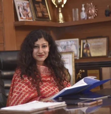 Shubhi Gupta of Shubhaay Astrology at her Ajabpur office - Best astrologers in Dehradun