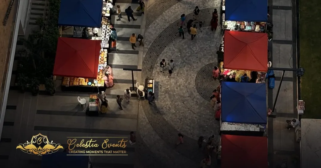 Community night market carnival organised by Celestia Events, Hyderabad