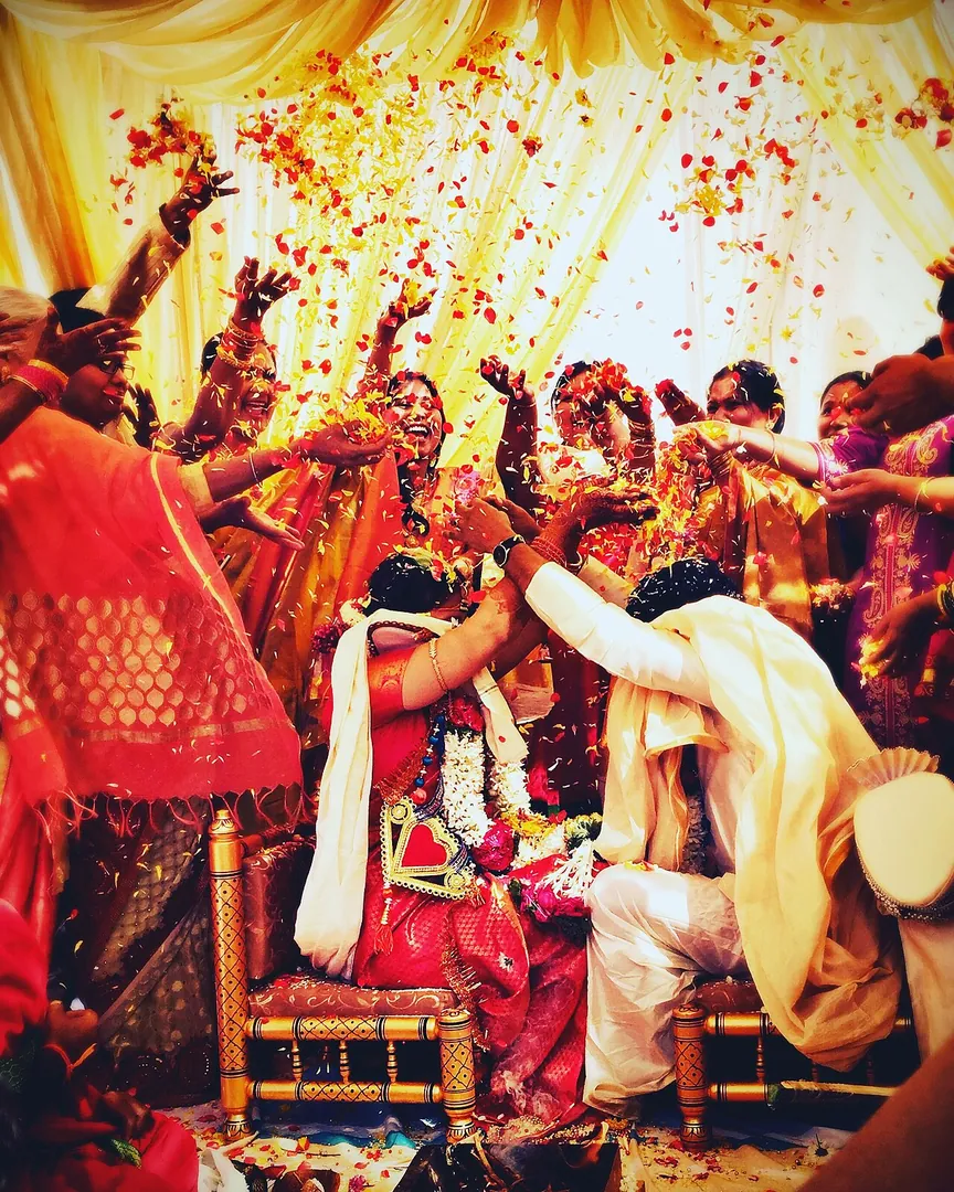 Telugu wedding celebration in Hyderabad, the home format of Team Srishti Events Kompally