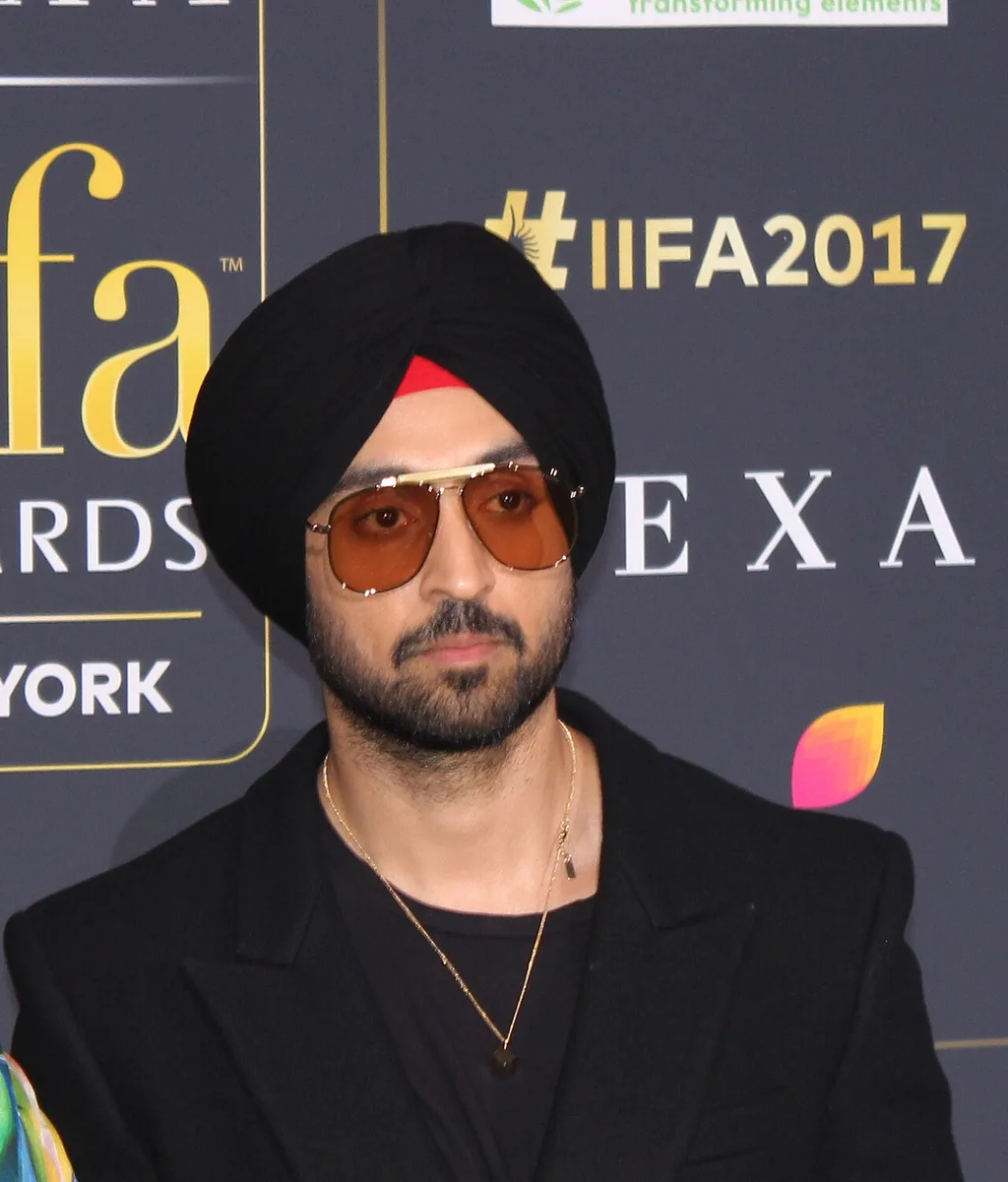 Diljit Dosanjh on the IIFA green carpet in 2017