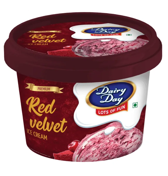 Dairy Day Red Velvet ice cream tub