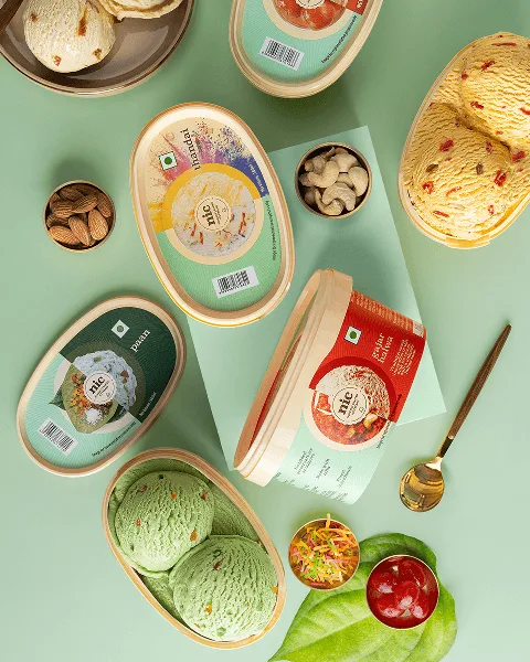 NIC Honestly Crafted ice cream tubs