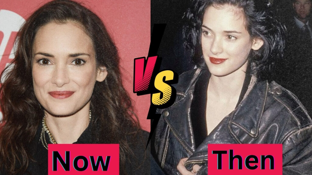 Winona Ryder Now and then