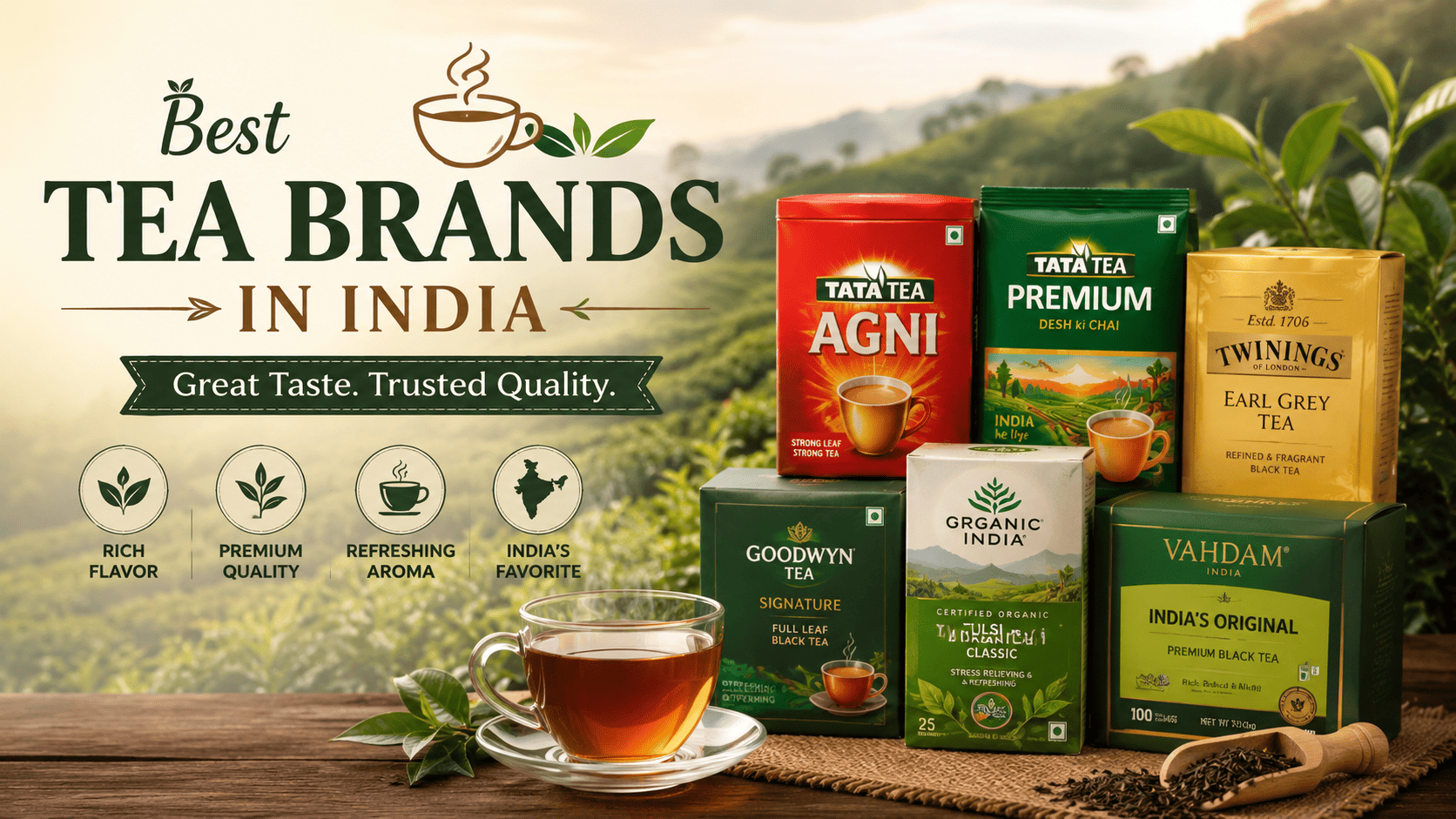 Best Tea Brands in India