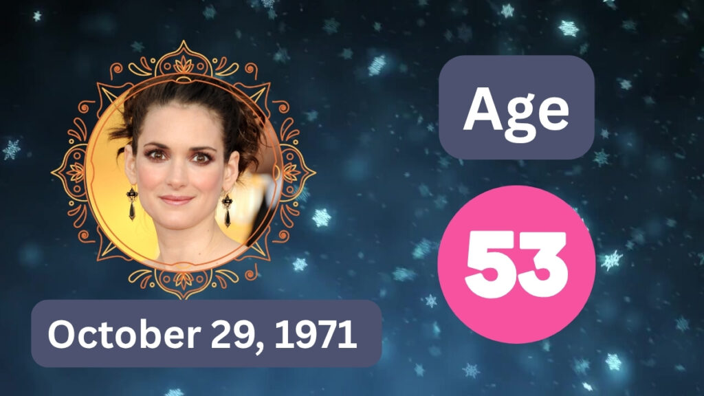 Winona Ryder Age
