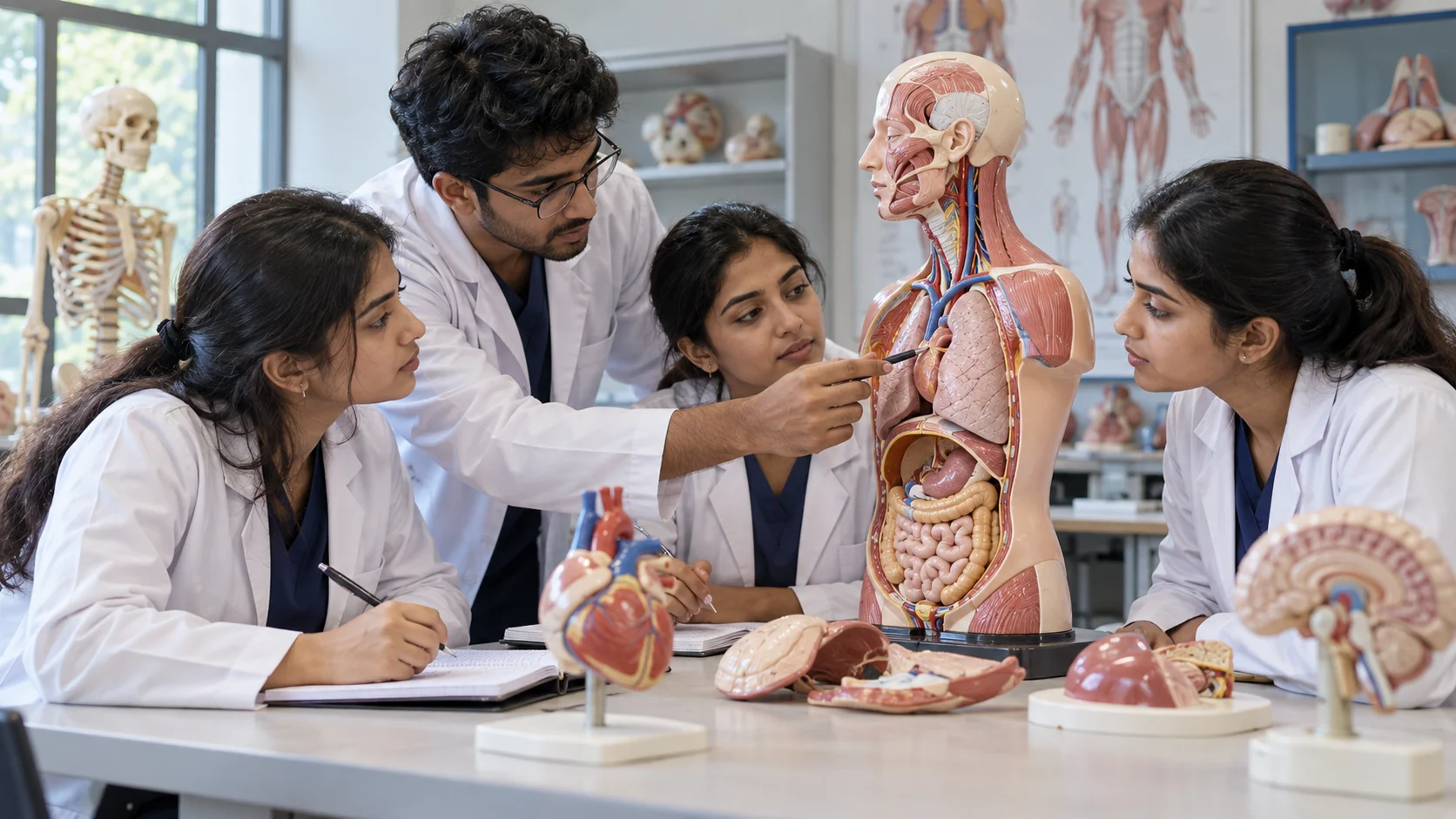 Illustration for 100 Medical Institutions in India: NIRF Ranking and Course-Check Guide; fictional setting