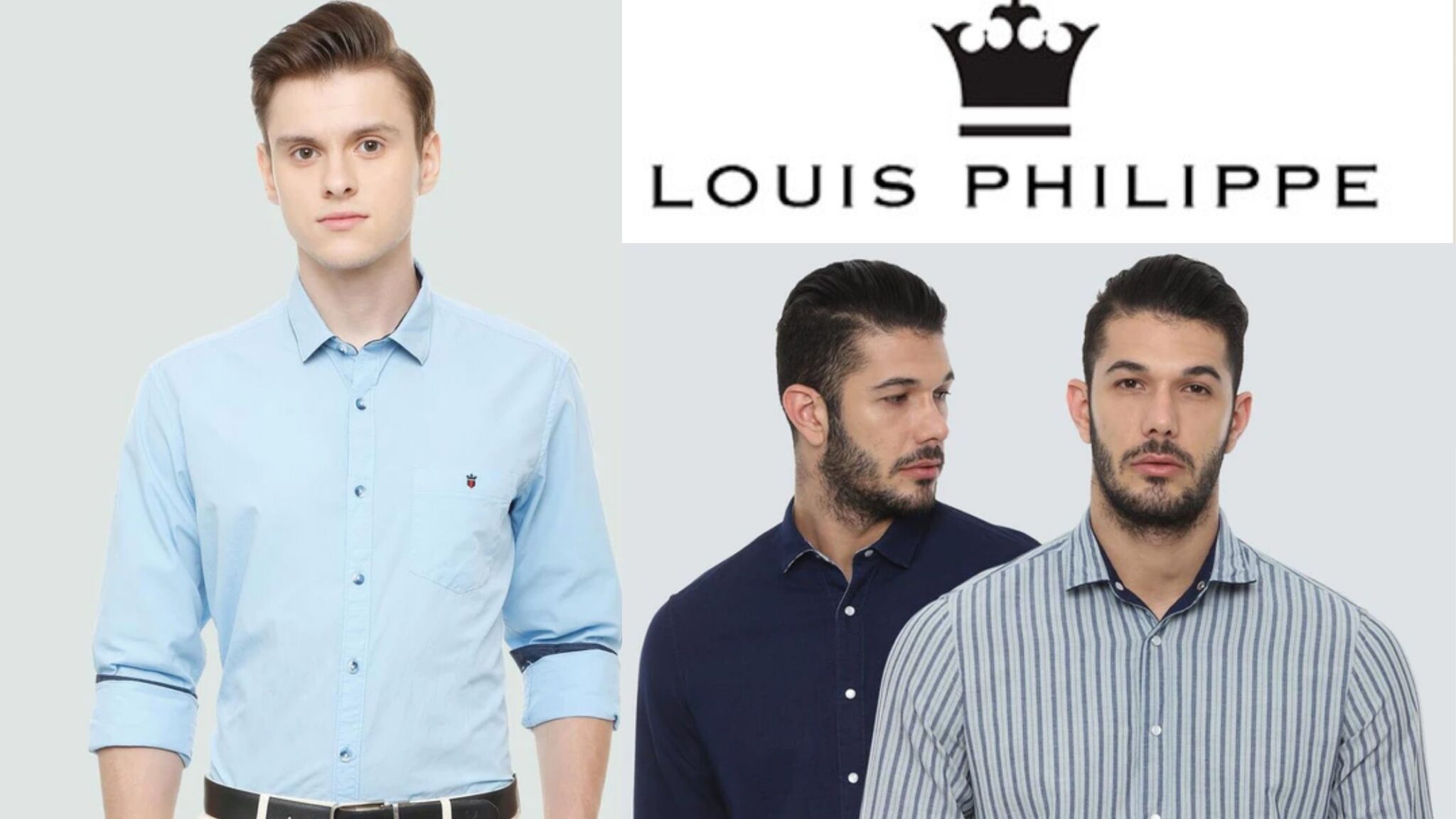 louis philippe shirt size chart india