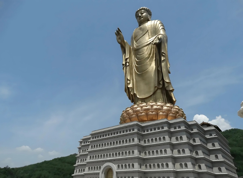 Spring Temple Buddha Full HD Image