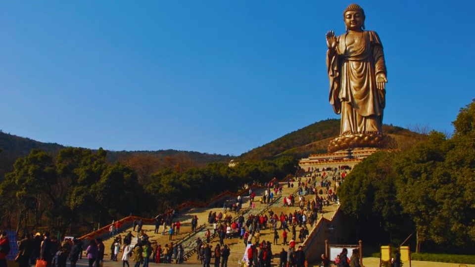 Spring Temple Buddha Full HD print