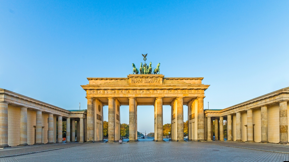 Berlin Germany Brandenburg Gate Berlin Wall