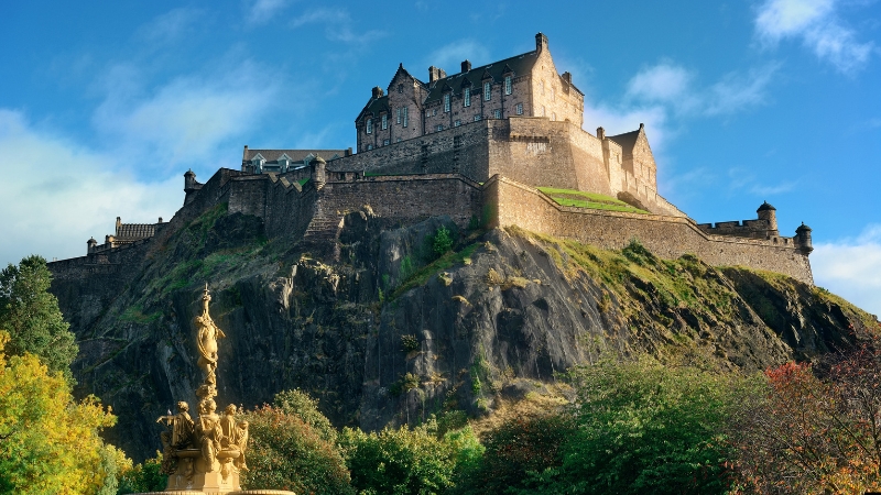 Edinburgh Scotland Edinburgh Castle Royal Mile