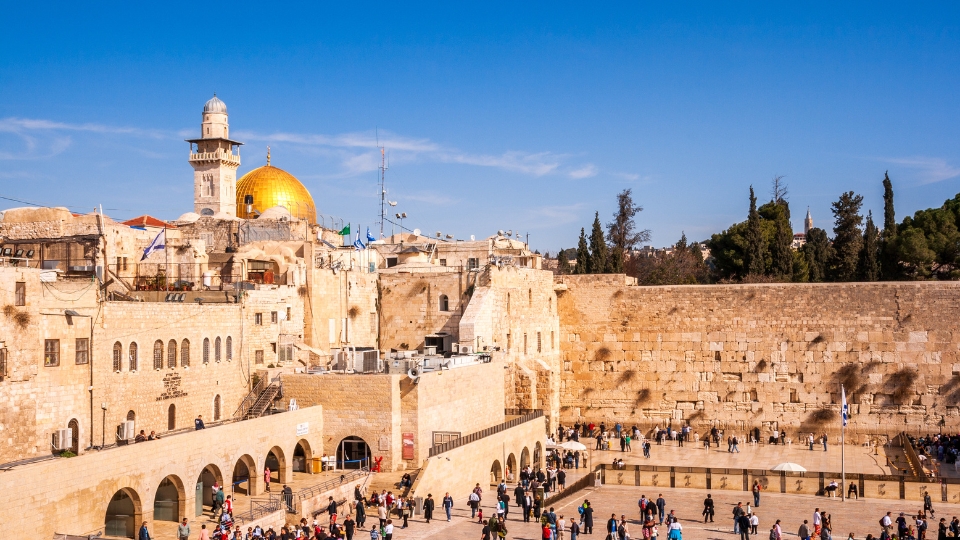 Jerusalem Israel Western Wall Dome of the Rock