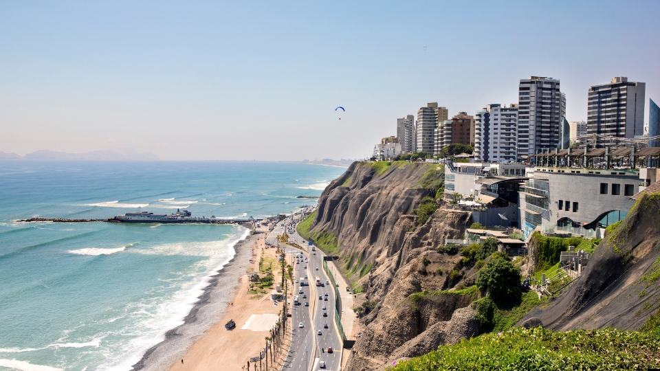 Lima Peru Historic Center Miraflores